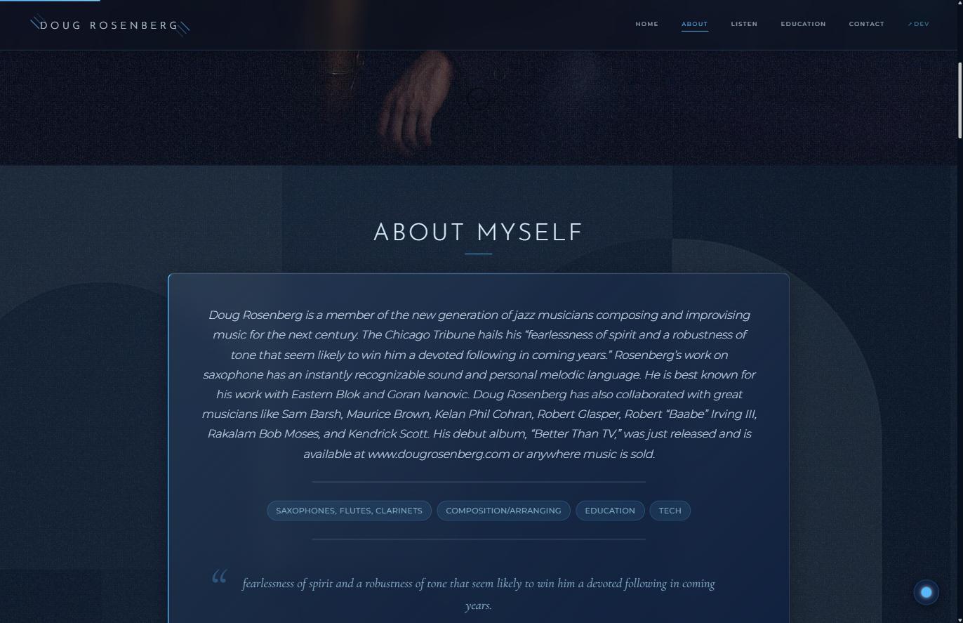 Rebuilding My Own Musician Site: From a Blazor Template to a Verified Astro Build