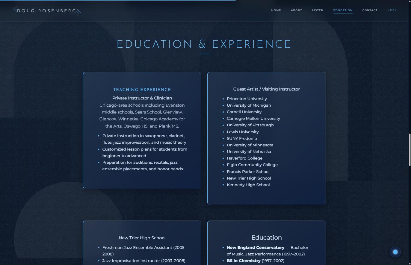 Rebuilding My Own Musician Site: From a Blazor Template to a Verified Astro Build