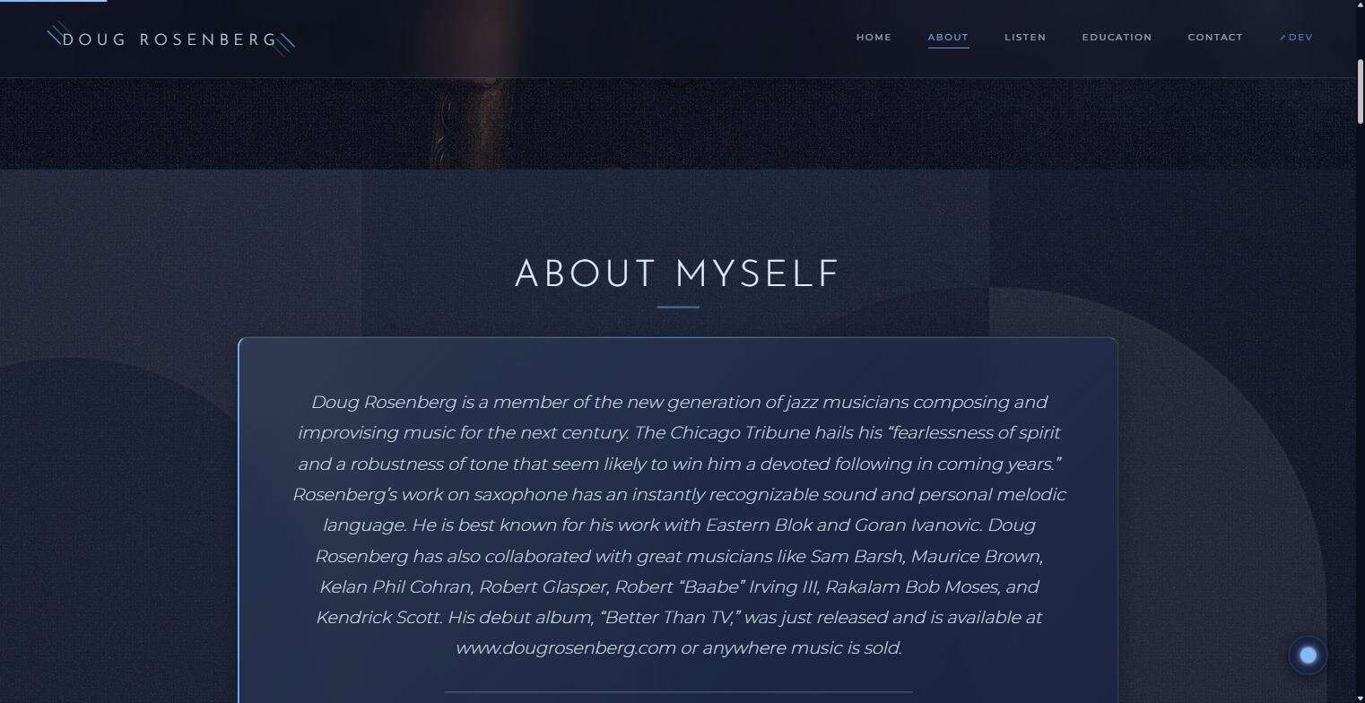 dougrosenberg.com additional screenshot
