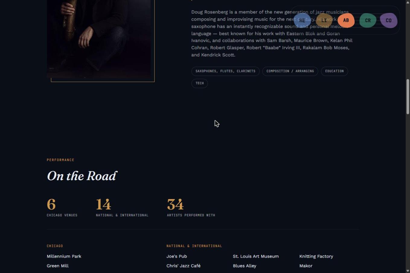 dougrosenberg.com — V2 additional screenshot