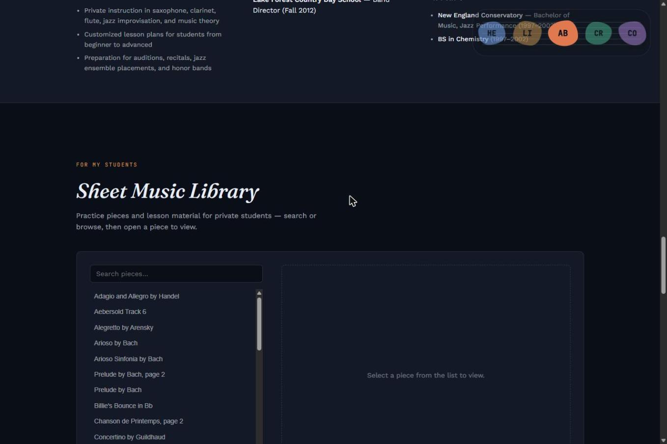 dougrosenberg.com — V2 additional screenshot