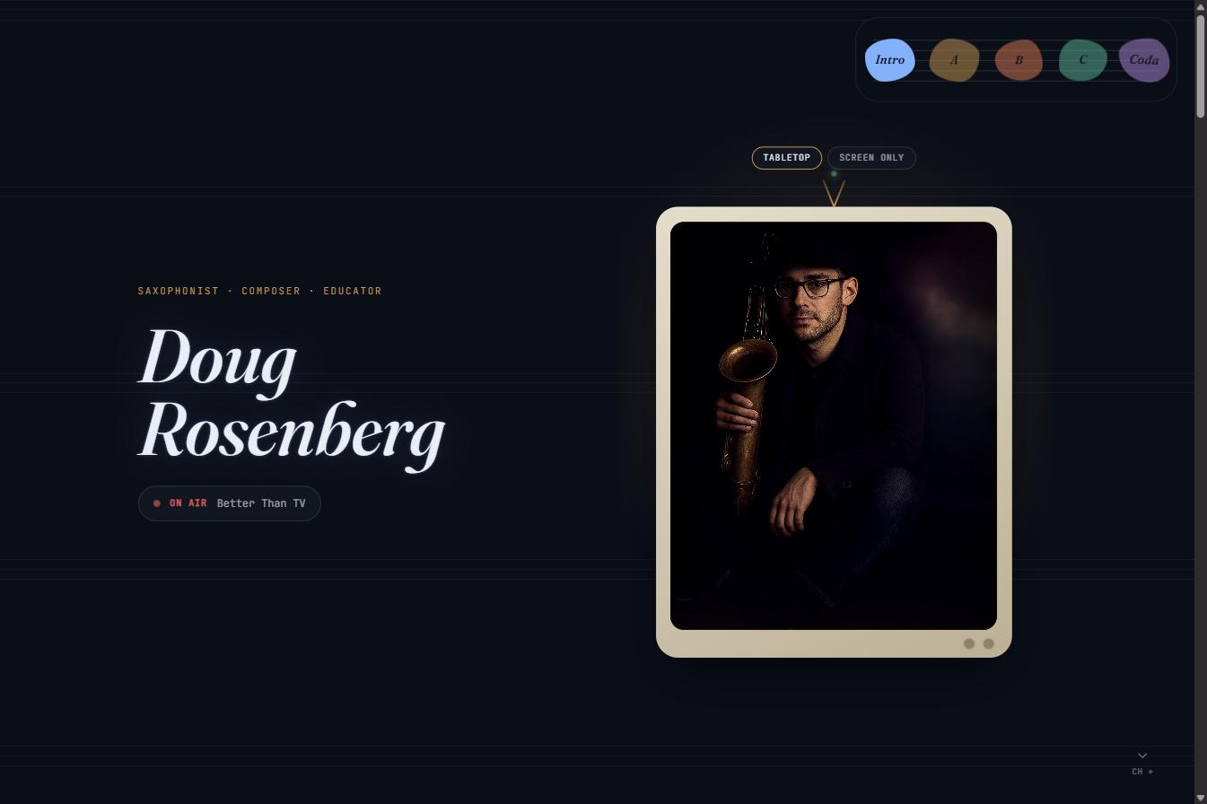 dougrosenberg.com — V2 additional screenshot
