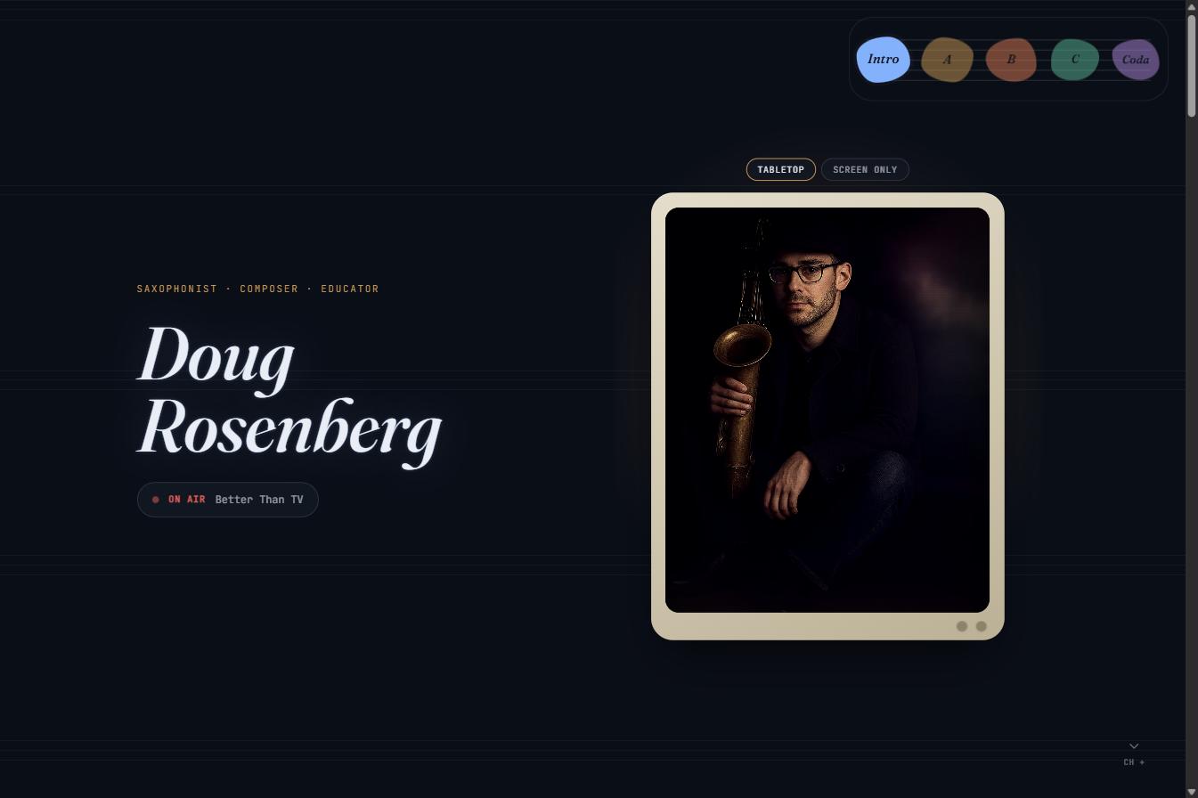 dougrosenberg.com — V2 additional screenshot